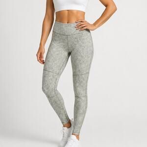 Gymshark Leggings Women's Size M Fleur Texture Dry Moisture Management NWT